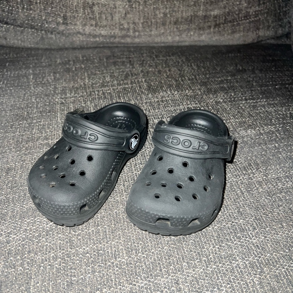 CROCS Kids Black Clogs